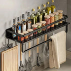 ORGANIX RACK – Mensola da Cucina a Muro con Barra per Utensili