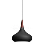 Eldara Lampada a Sospensione in Alluminio e Legno Industriale