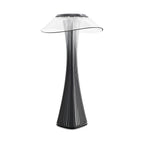 Lampada da Tavolo Gior - Ricaricabile Lampada da Notte in Cristallo Italiano con Smart Touch