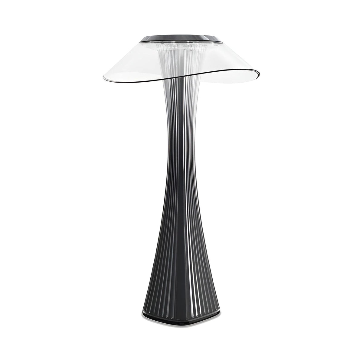 Lampada da Tavolo Gior - Ricaricabile Lampada da Notte in Cristallo Italiano con Smart Touch