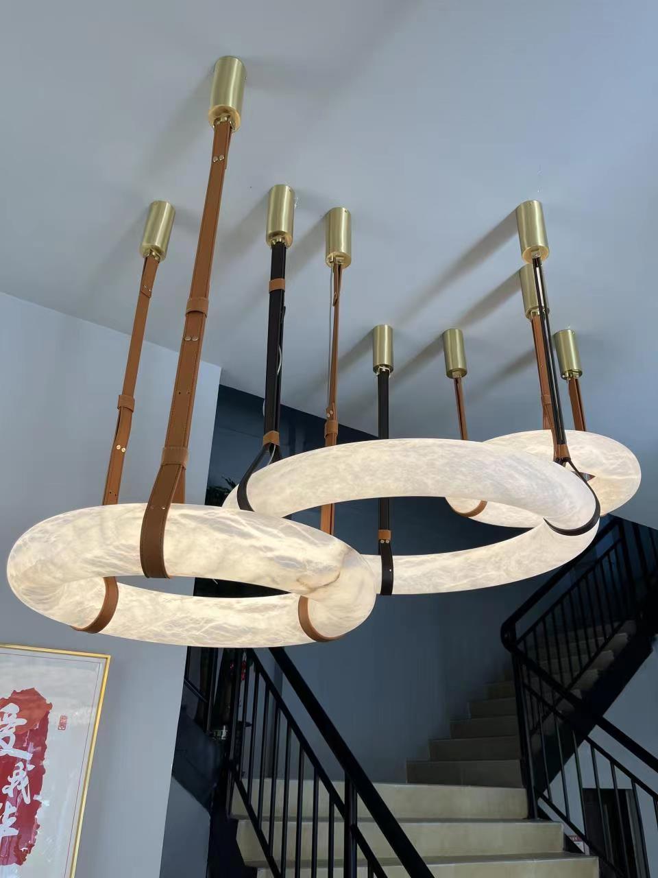 Lampada a sospensione Oslo Alabaster A