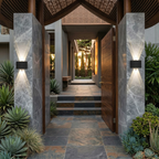 Applique LED da Esterno Impermeabile in Alluminio Design Moderno per Giardino e Ingresso