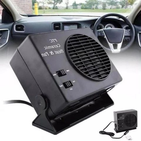 Riscaldamento Auto 12V 150W/300W – Riscaldatore e Ventilatore Ceramico per Auto