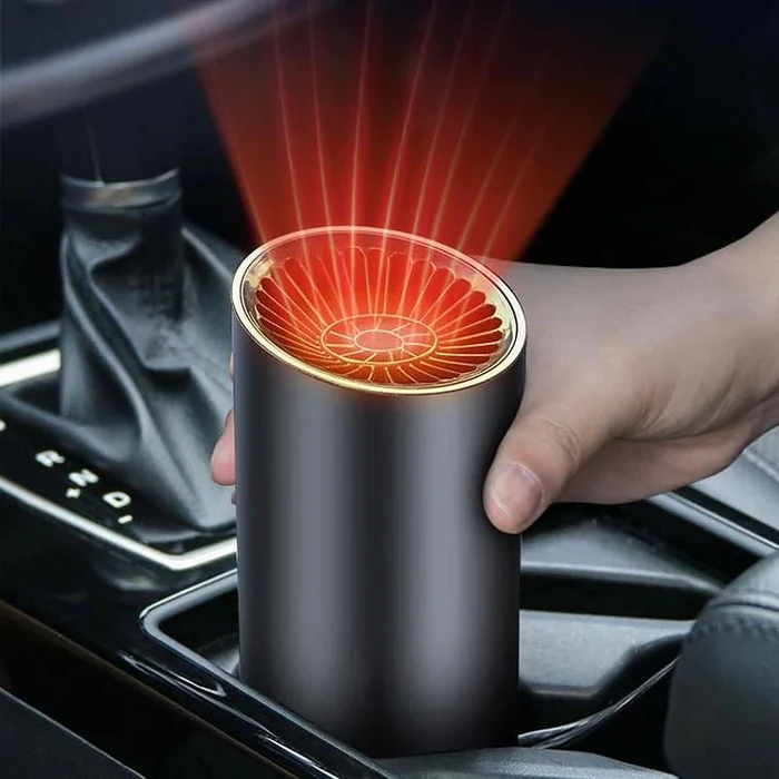 Riscaldatore Auto 12V & Deghiacciatore – Riscaldamento Compatto per Auto con Rotazione a 360°