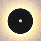 Klyne Minimalist Lampada da Parete Esterno Rotonda/Quadrata LED, Nera/Bianca