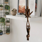 Statua Decorativa Coppia Astratta Amore e Forza Idea Regalo