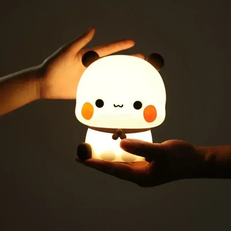 PANDABLOOM – Lampada Notturna Decorativa a LED Panda con Luce Rilassante