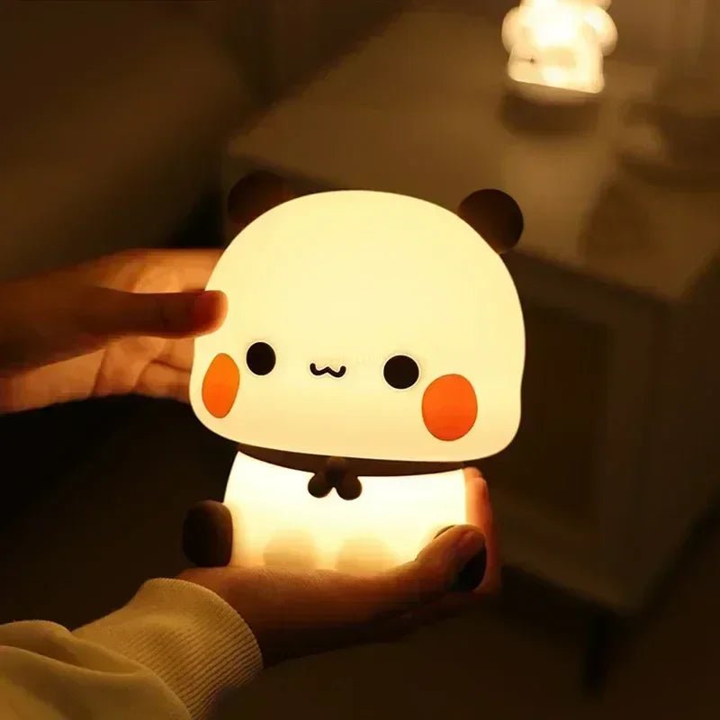 PANDABLOOM – Lampada Notturna Decorativa a LED Panda con Luce Rilassante