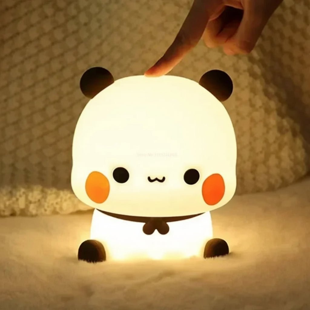 PANDABLOOM – Lampada Notturna Decorativa a LED Panda con Luce Rilassante