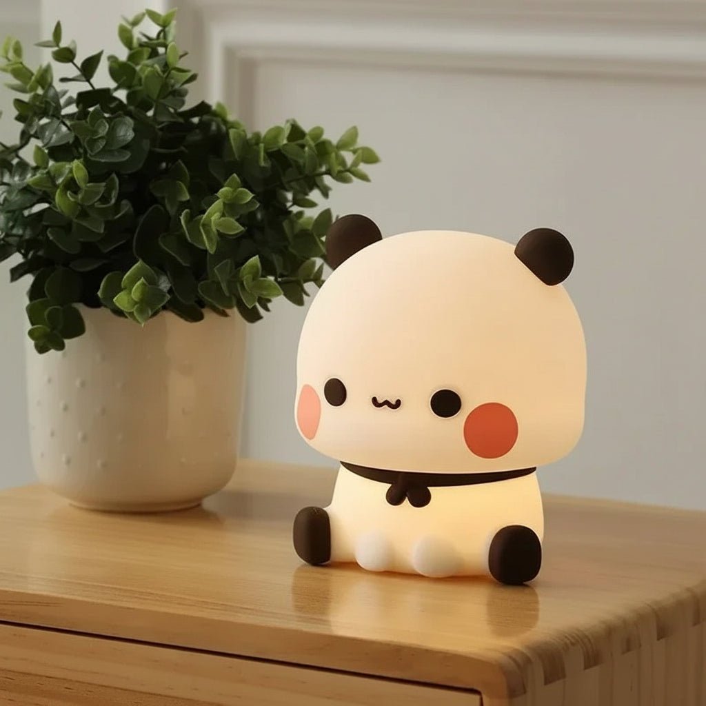 PANDABLOOM – Lampada Notturna Decorativa a LED Panda con Luce Rilassante