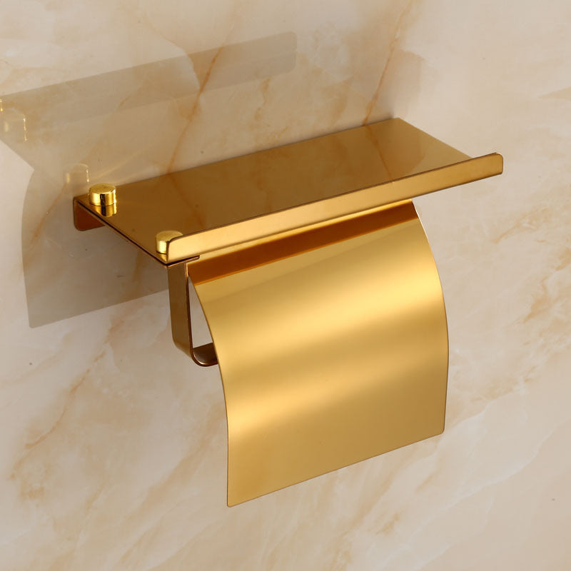 Portarotolo Oro Portarotolo in Carta Igienica Acciaio Inossidabile Oro Rosa