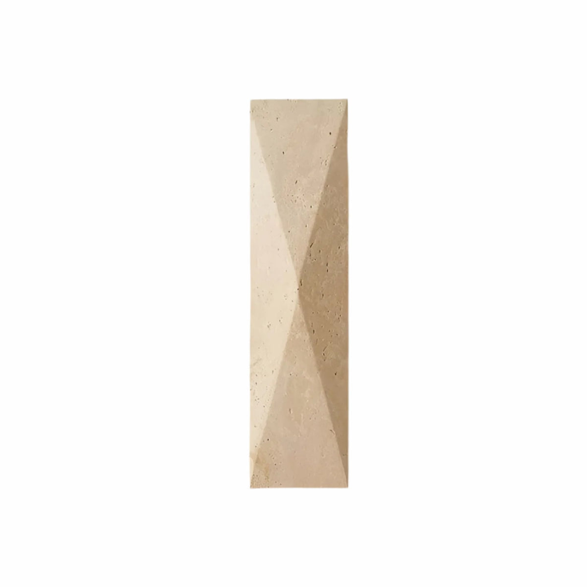 Lampada da parete in Travertino – Elegante lampada in pietra naturale per soggiorno o corridoio