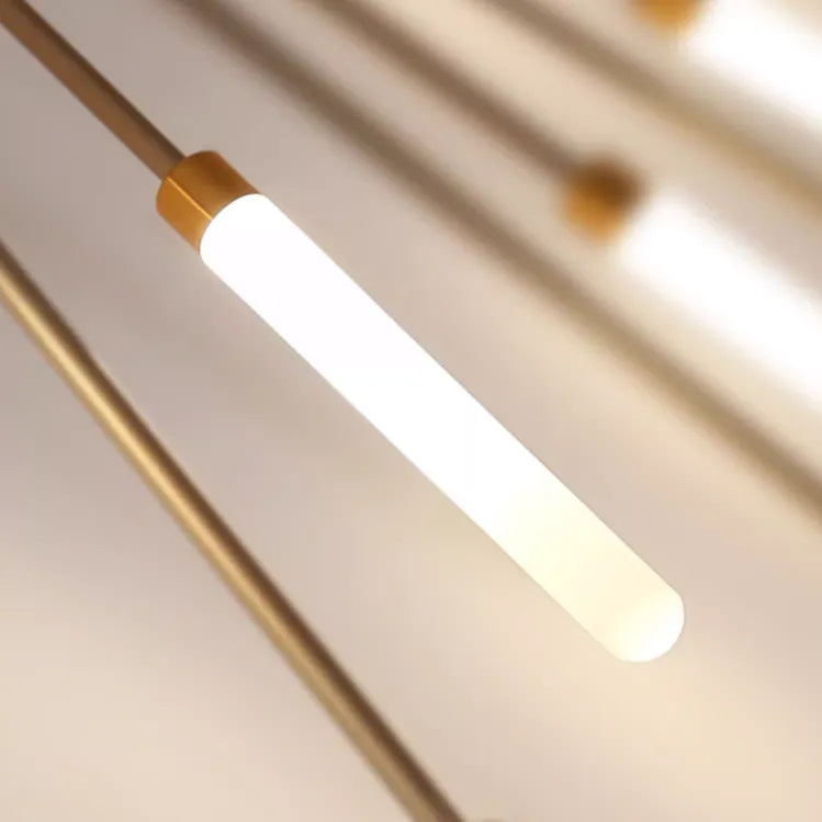 Wesley Flush-Mount Ceiling Light Fuochi d'Artificio, Nero/Oro