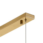 Lampadario Moderno Lineare in Cristallo a 9 Luci