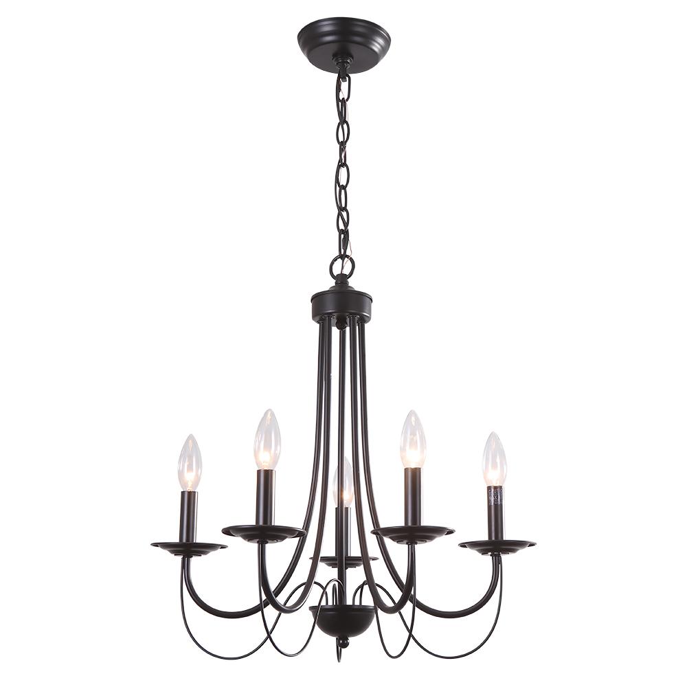 Candelabro in Metallo Semplice Stile Candela