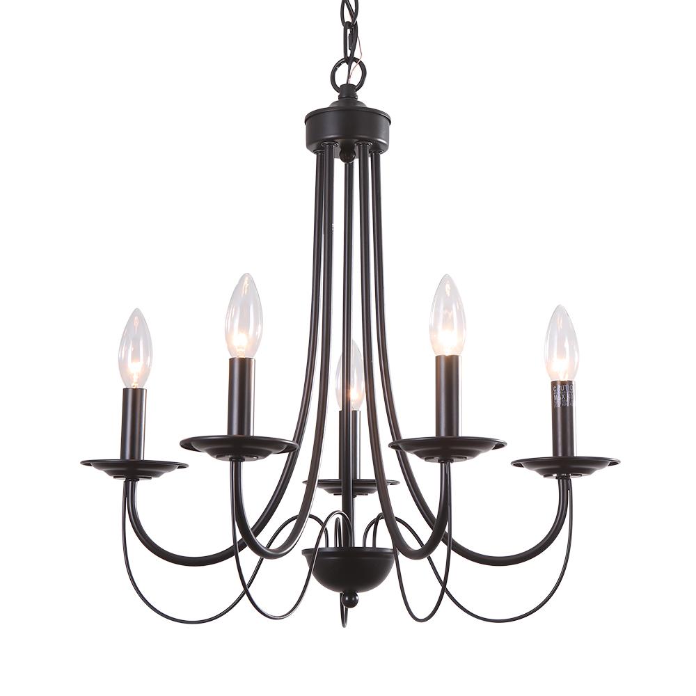 Candelabro in Metallo Semplice Stile Candela