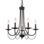 Candelabro in Metallo Semplice Stile Candela
