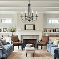 Candelabro in Metallo Semplice Stile Candela