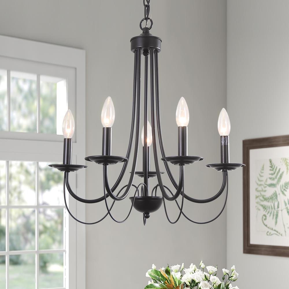Candelabro in Metallo Semplice Stile Candela