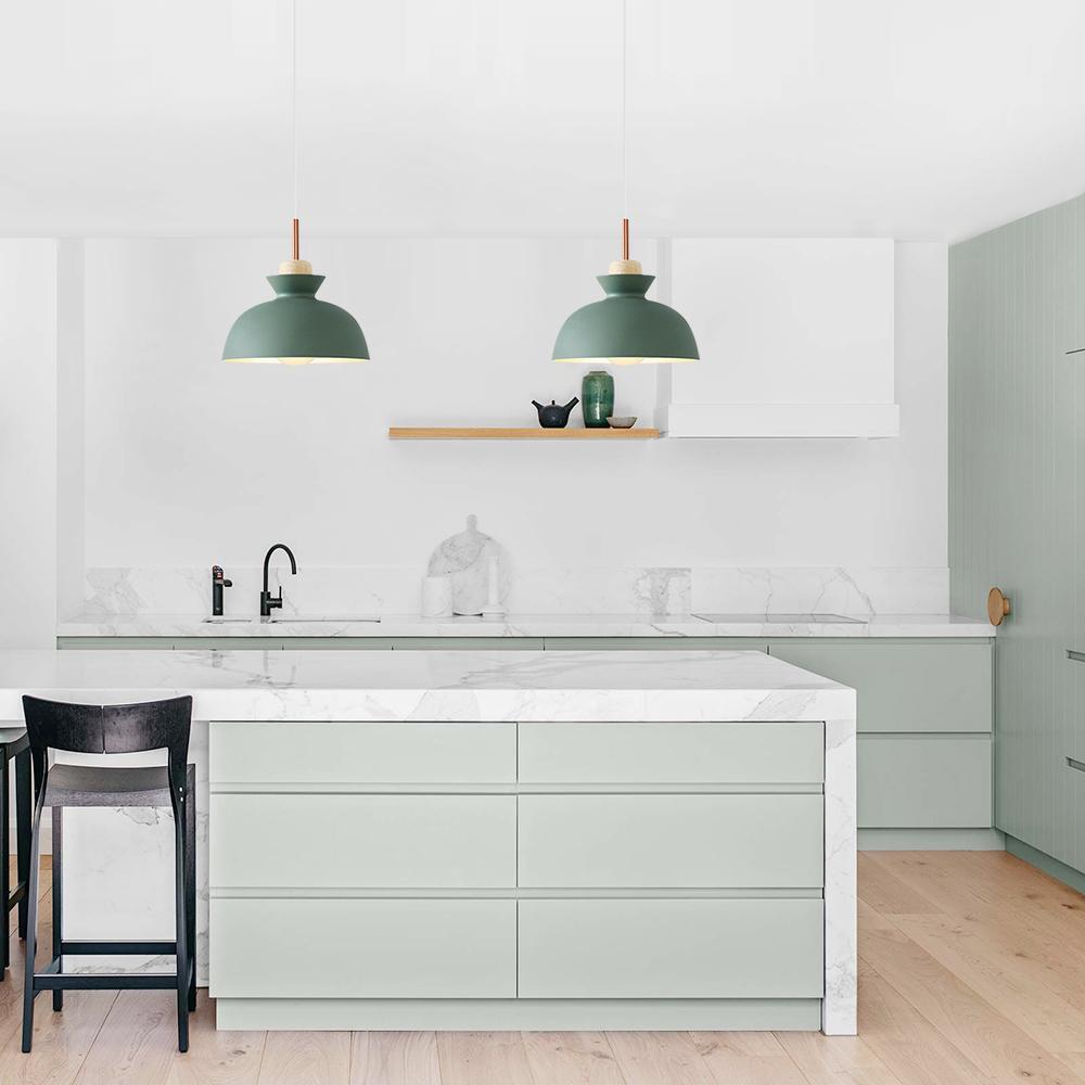 Moderna Lampada a Sospensione a Cupola per Cucina