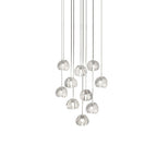 Lampade a Pendente Cluster di Cristallo Cascata Contemporanea