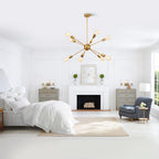 Lampadario Sputnik 10 Luci Mid-Century