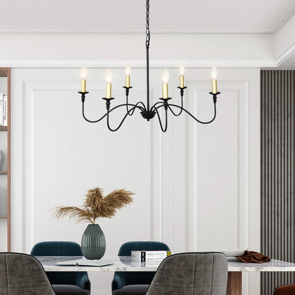Candelabro Classico Tradizionale a 6 Luci
