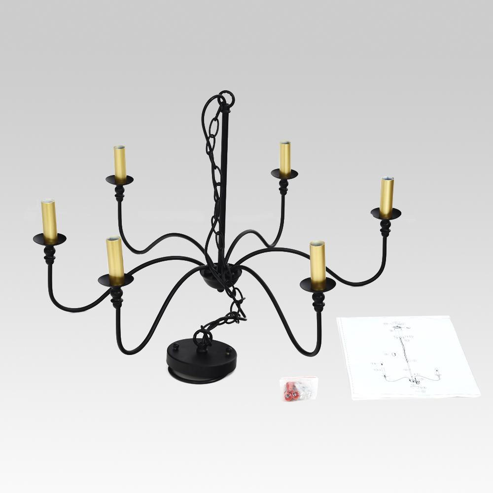 Candelabro Classico Tradizionale a 6 Luci