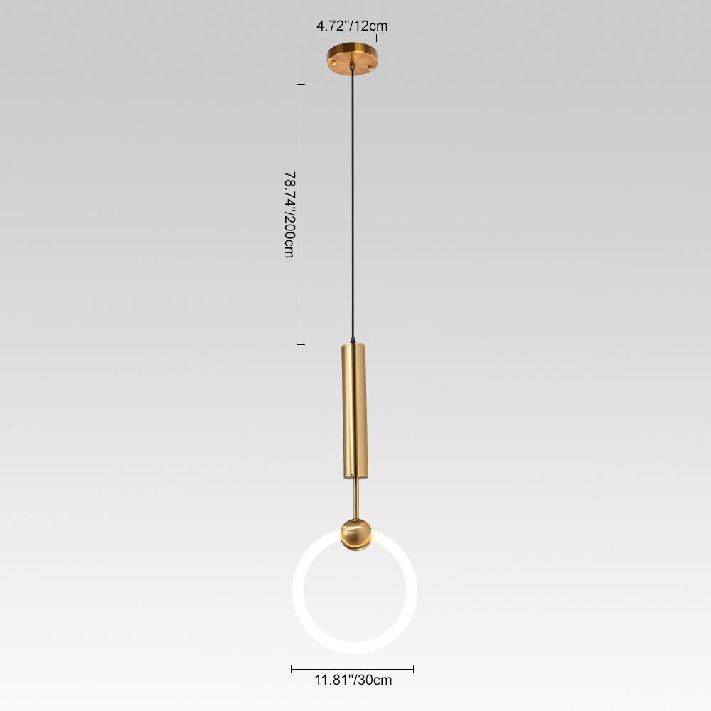 Lampade a Sospensione Singole Minimaliste Moderne a LED