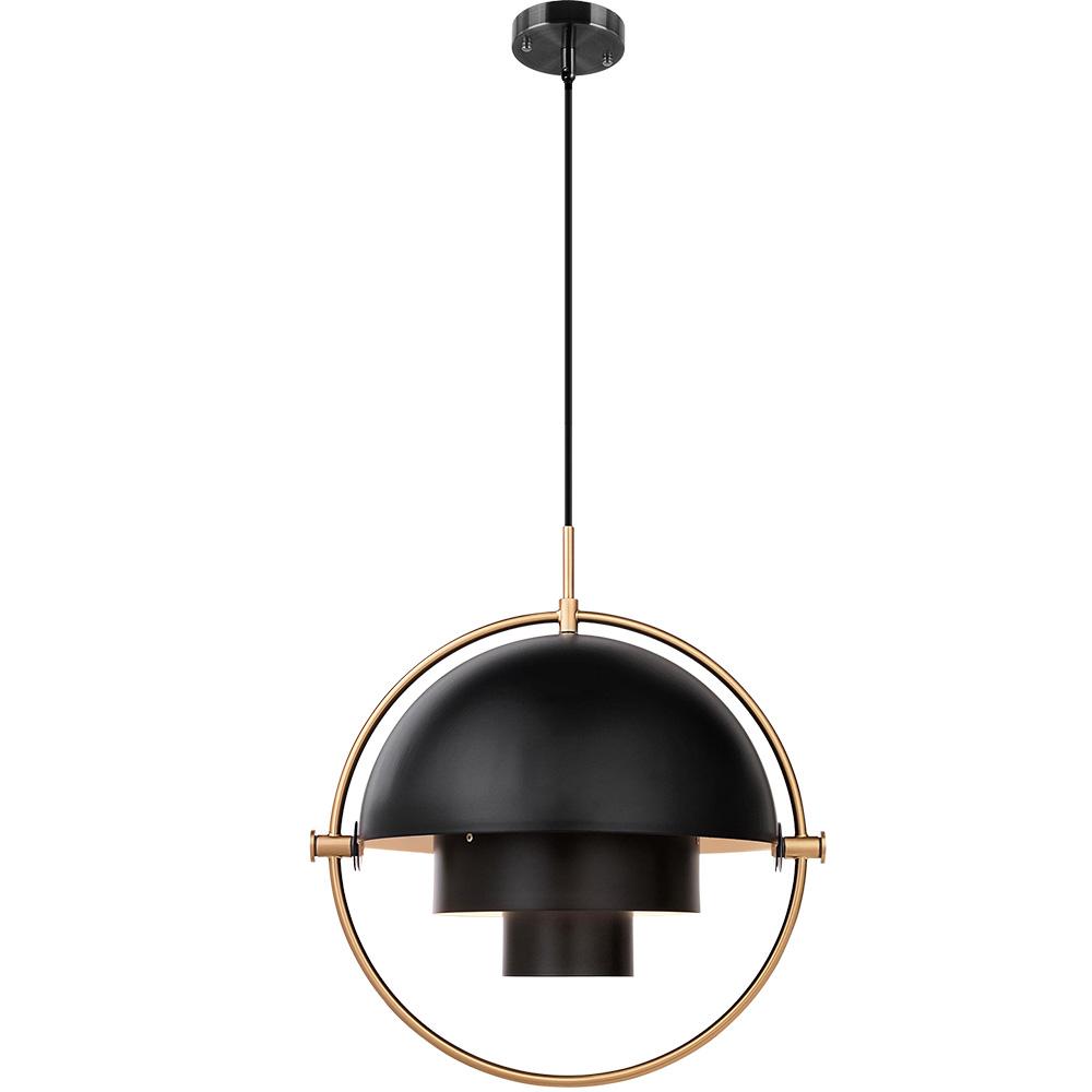 Moderna Lampada a Sospensione in Metallo con 1 Luce a Forma Variabile