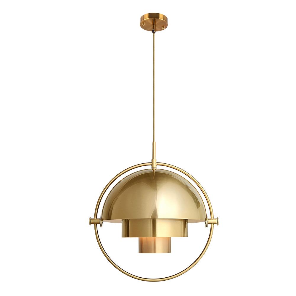 Moderna Lampada a Sospensione in Metallo con 1 Luce a Forma Variabile