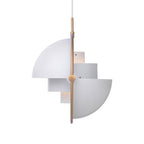 Moderna Lampada a Sospensione in Metallo con 1 Luce a Forma Variabile