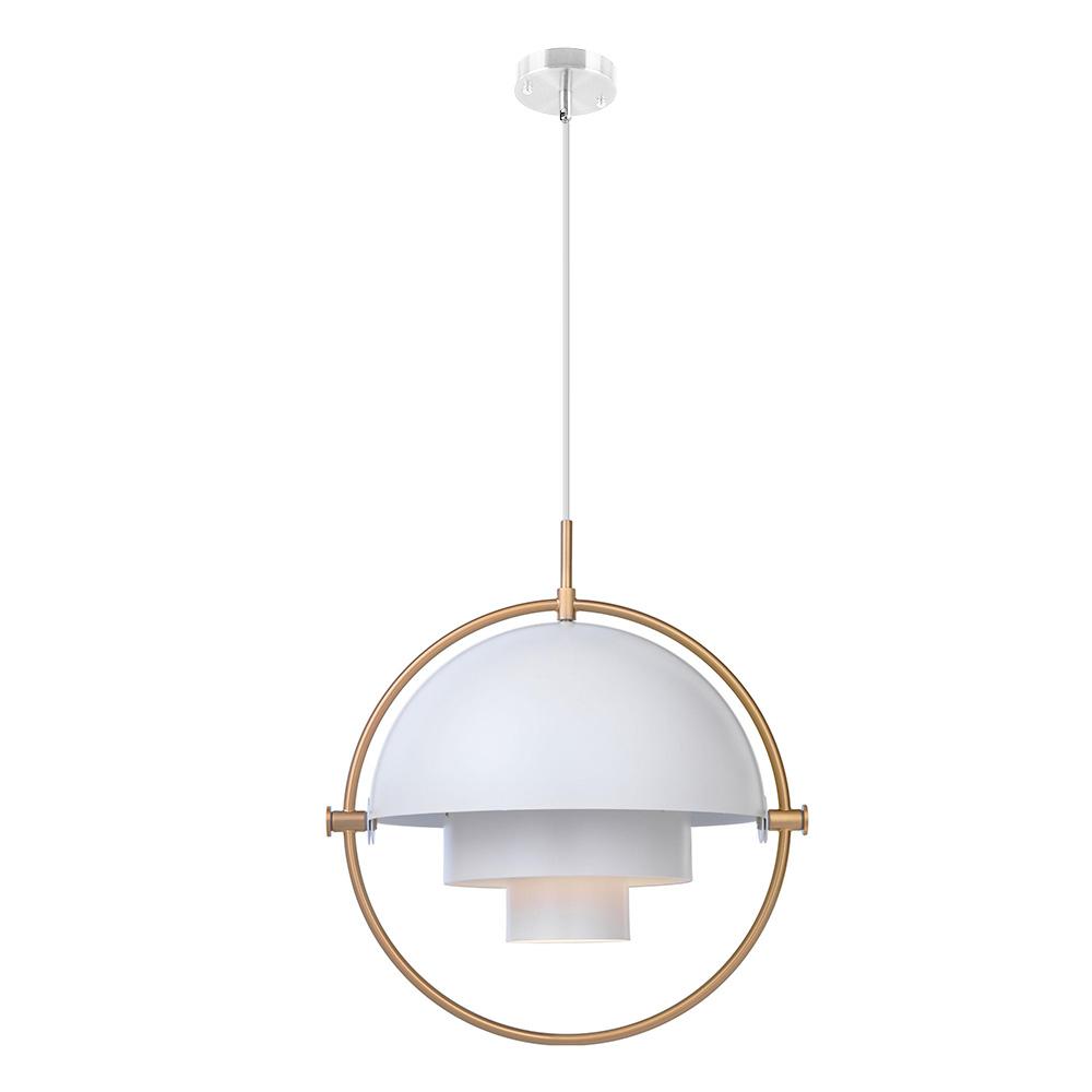 Moderna Lampada a Sospensione in Metallo con 1 Luce a Forma Variabile