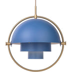 Moderna Lampada a Sospensione in Metallo con 1 Luce a Forma Variabile