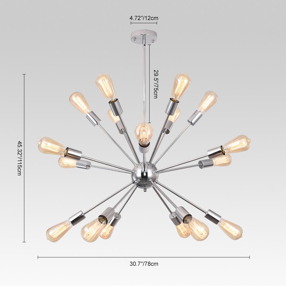 Moderno Lampadario Sputnik a 18 Luci