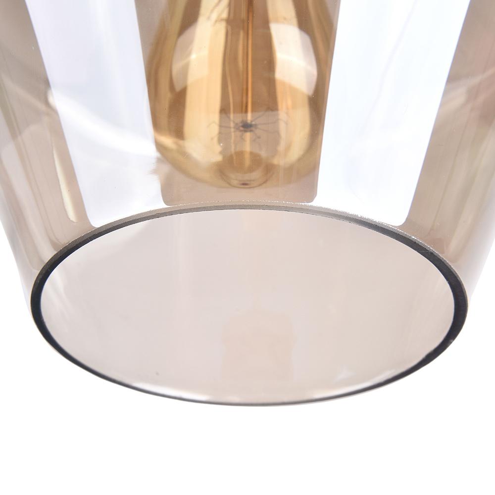 Lampade a sospensione moderne con paralumi geometrici in vetro trasparente