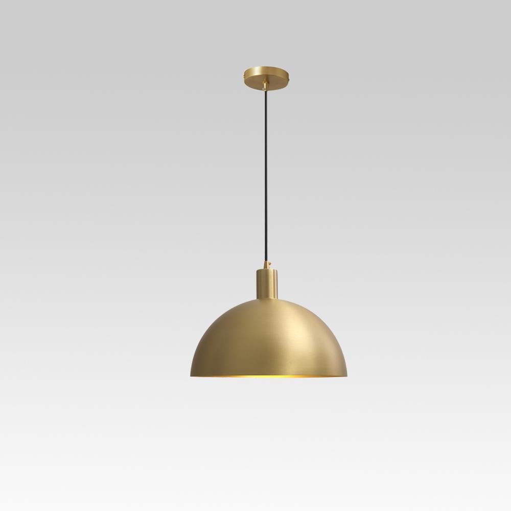 Lampada a Sospensione Industriale in Metallo Stile Mid-Century Modern