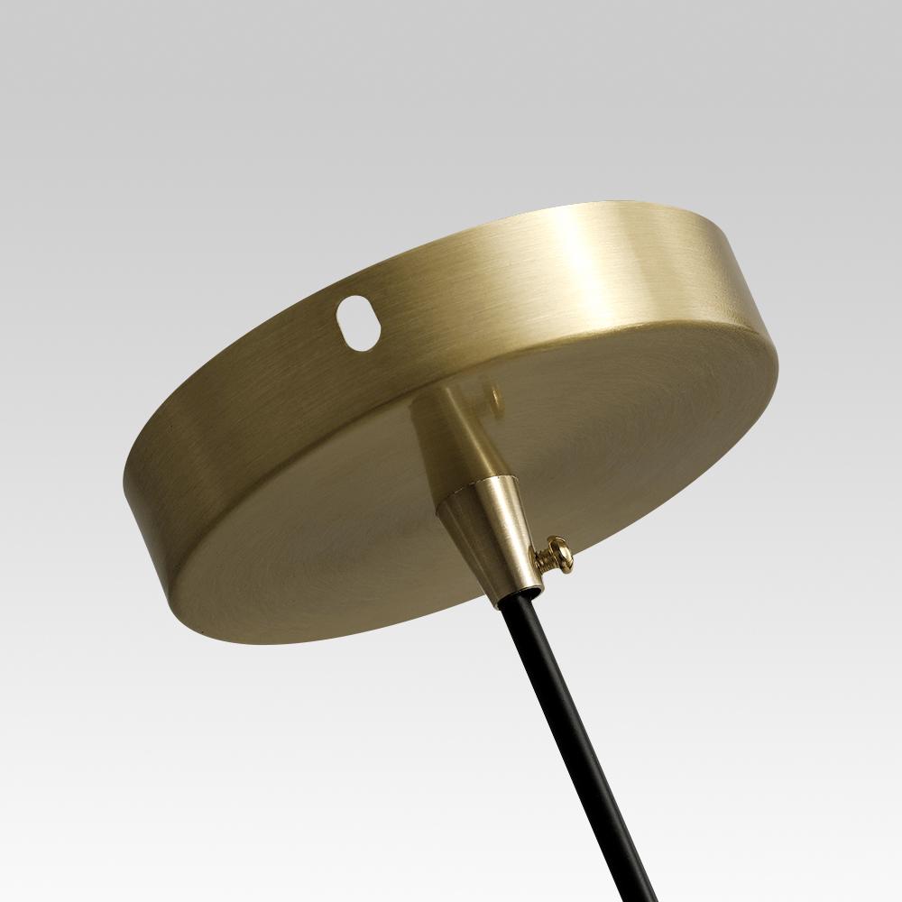 Lampada a Sospensione Industriale in Metallo Stile Mid-Century Modern