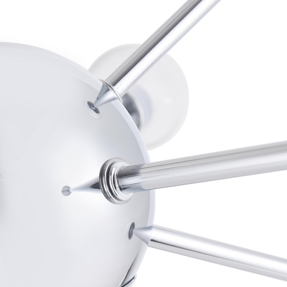 Moderno Lampadario Sputnik a 9 Luci in Stile Mid-Century