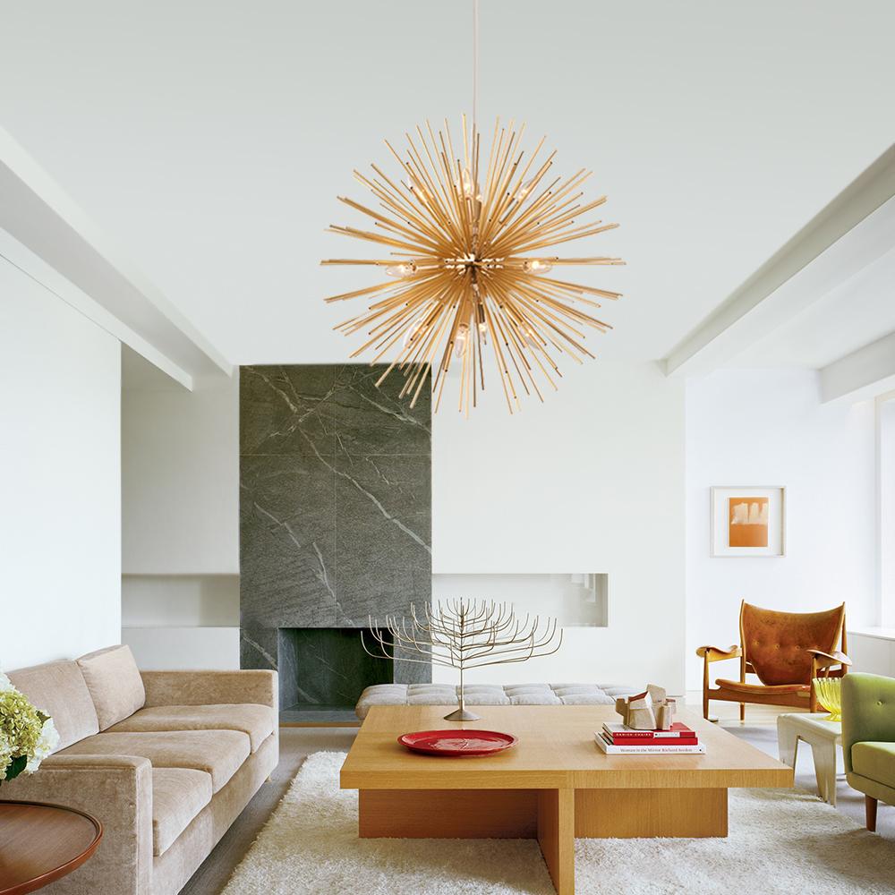Moderna Lampada Sputnik Sunburst in Stile Mid-Century