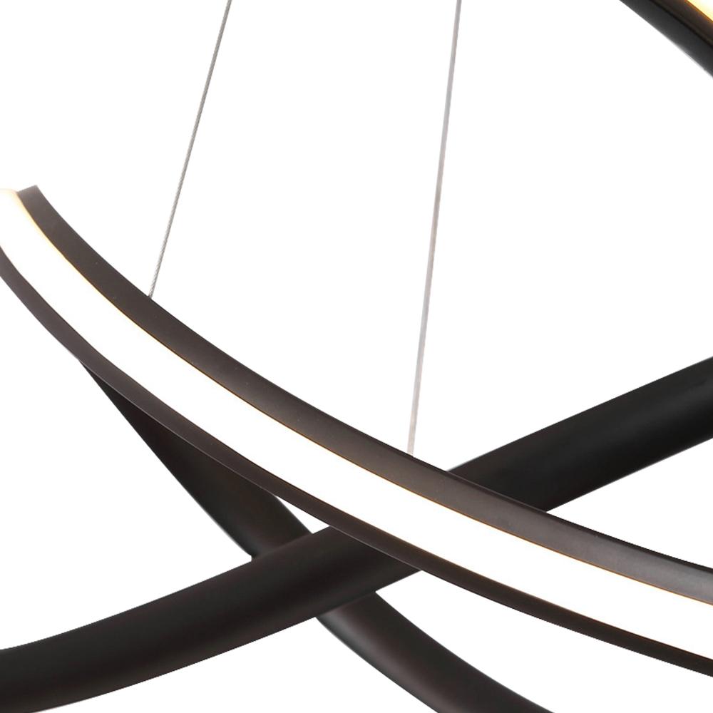 Lampade a sospensione a LED con design moderno e attorcigliato