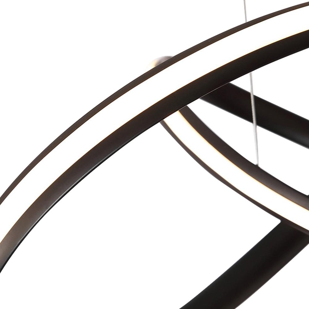 Lampade a sospensione a LED con design moderno e attorcigliato