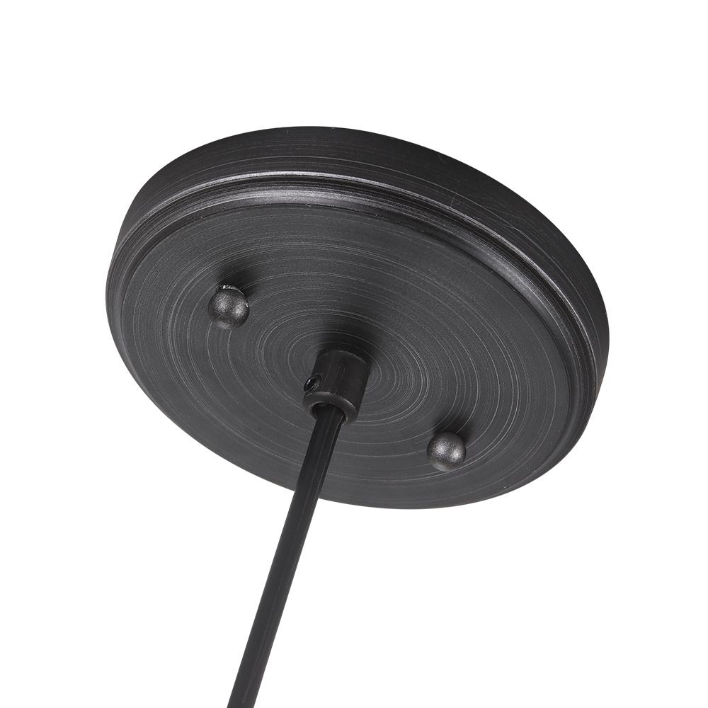 Industrial 1-Light Pot Lid Dome Pendant