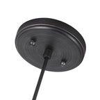 Industrial 1-Light Pot Lid Dome Pendant