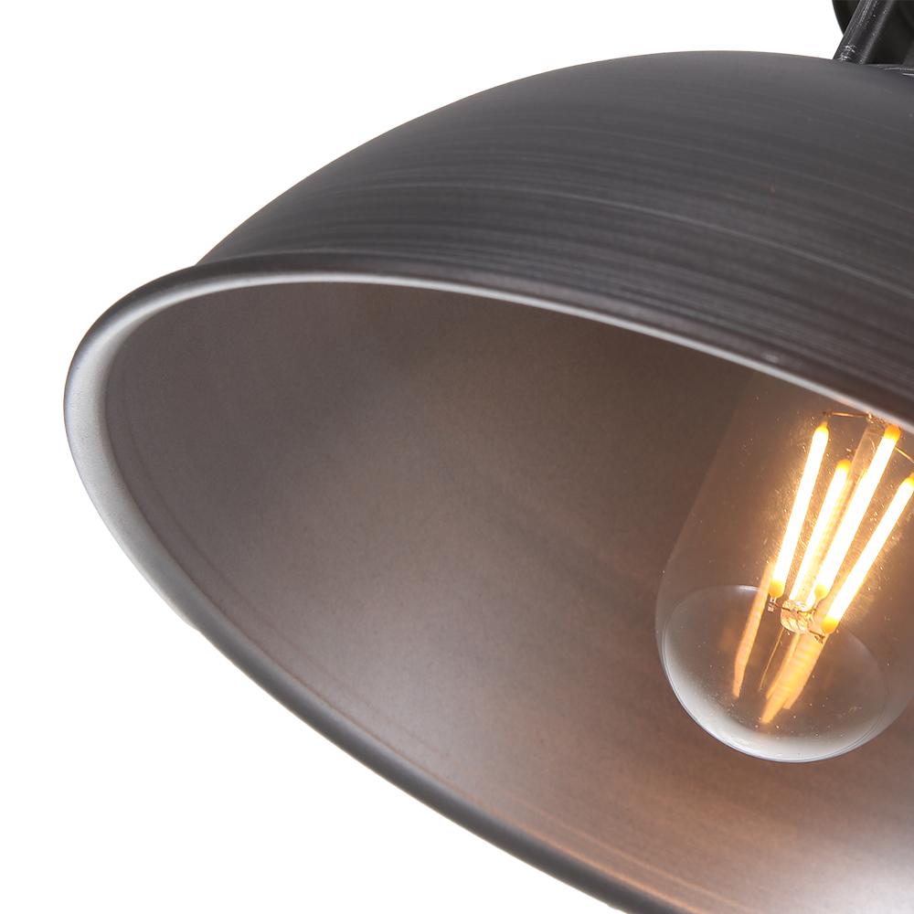 Industrial 1-Light Pot Lid Dome Pendant