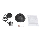 Industrial 1-Light Pot Lid Dome Pendant