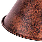 Lampada a sospensione singola rustica in rame