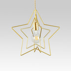 Lampada a Sospensione Geometrica a Stella Singola