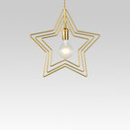 Lampada a Sospensione Geometrica a Stella Singola