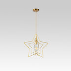 Lampada a Sospensione Geometrica a Stella Singola